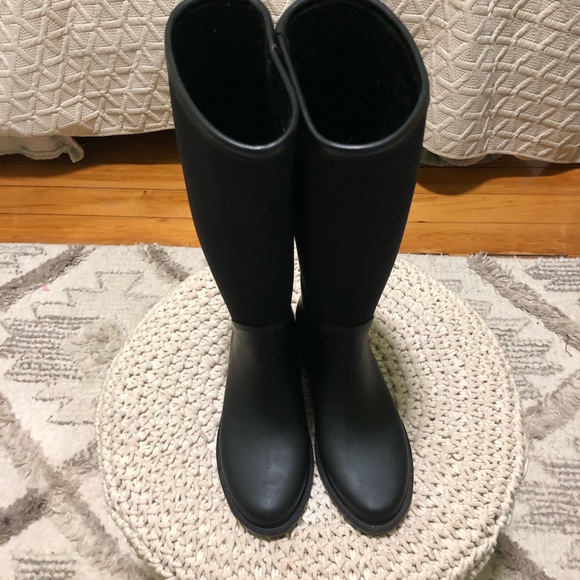 zara rubber boots